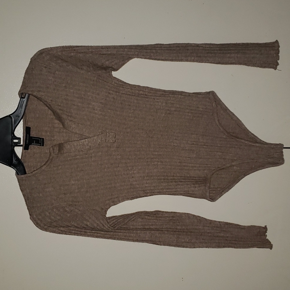 Forever 21 tan bodysuit